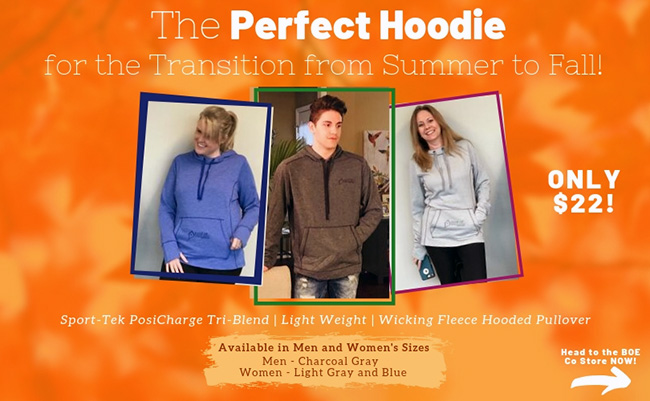 The Perfect, Light Weight Hoodie!