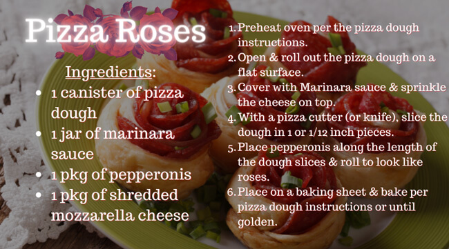 Pizza Roses recipe