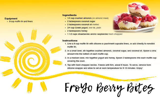 Froyo Berry Bites